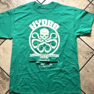 Marvel HYDRA Annual Picnic & Sports Day x LootCrate Green T-Shirt Men's L